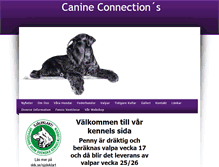 Tablet Screenshot of canineconnections.se